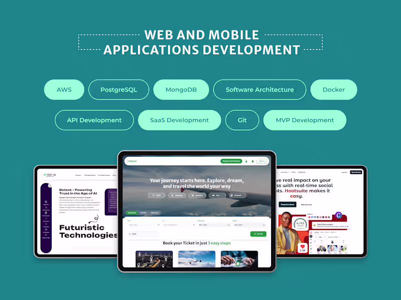 Cover image for Web and Mobile Applications Developer 