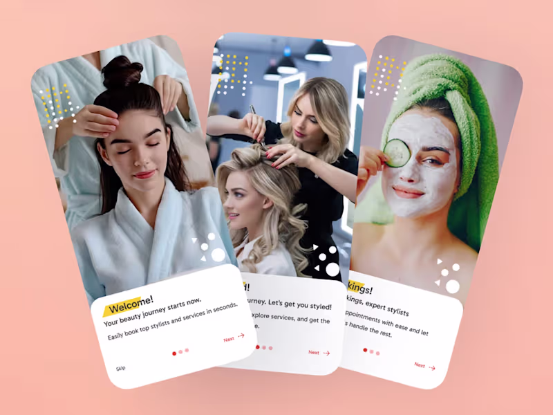 Cover image for Salon Booking App
A seamless salon