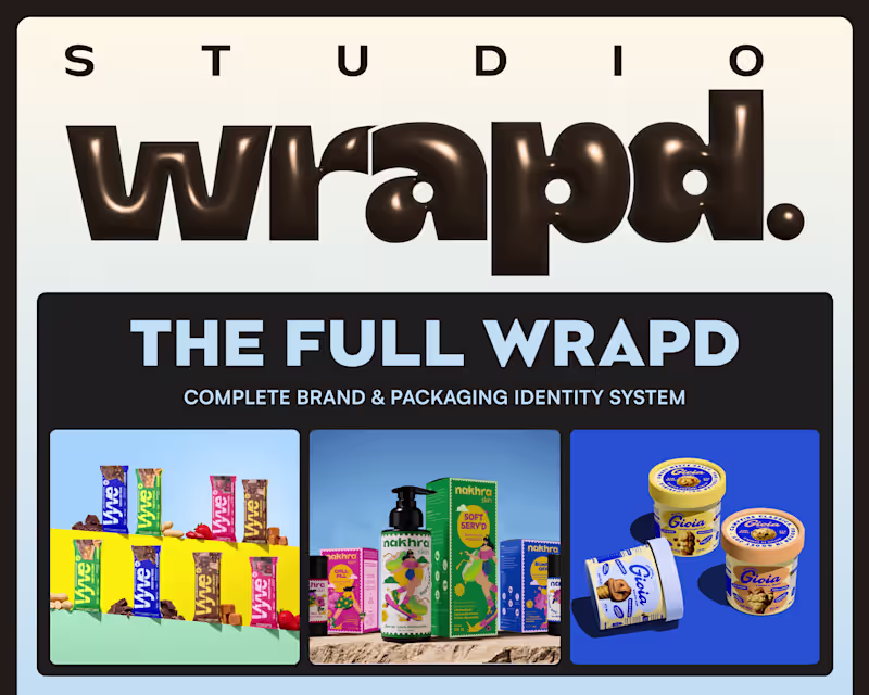 Cover image for The Full Wrapd - Complete Brand & Packaging Identity System