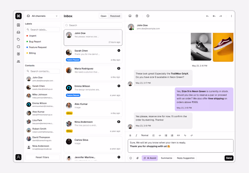 Cover image for AI-Powered Customer Engagement Platform (Front-End