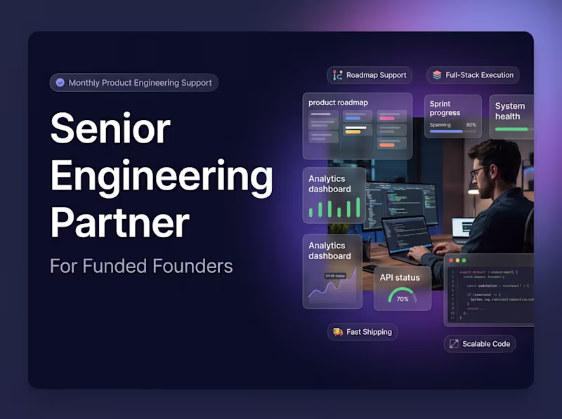 Cover image for Senior Engineering Partner for Funded Founders
