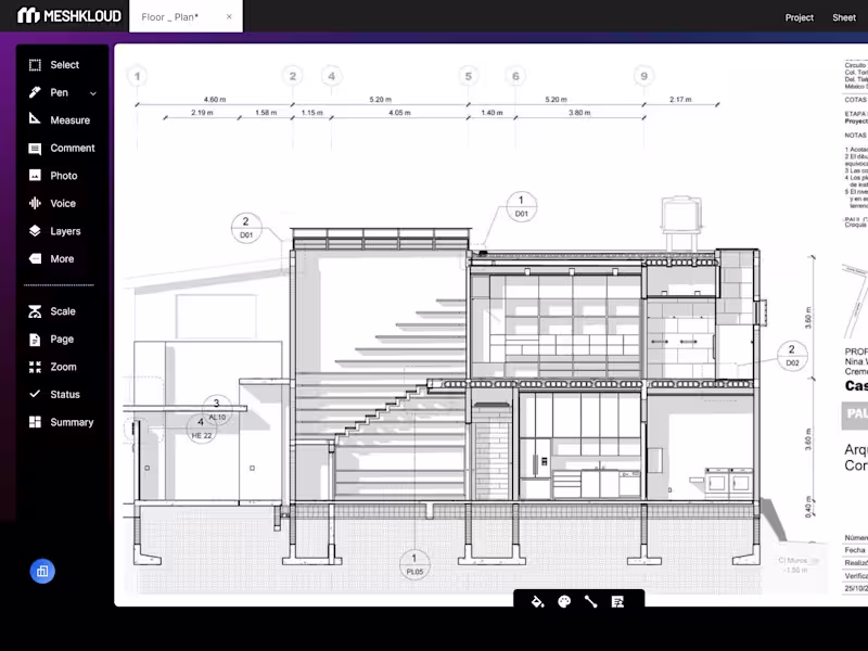 Cover image for MESHKLOUD – Architect Dashboard UI