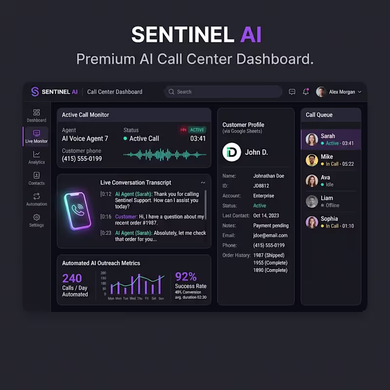 Cover image for AI Call Assistant for Appointment