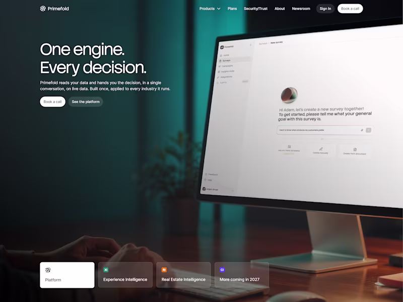 Cover image for Development of Primefold.ai Website using Framer