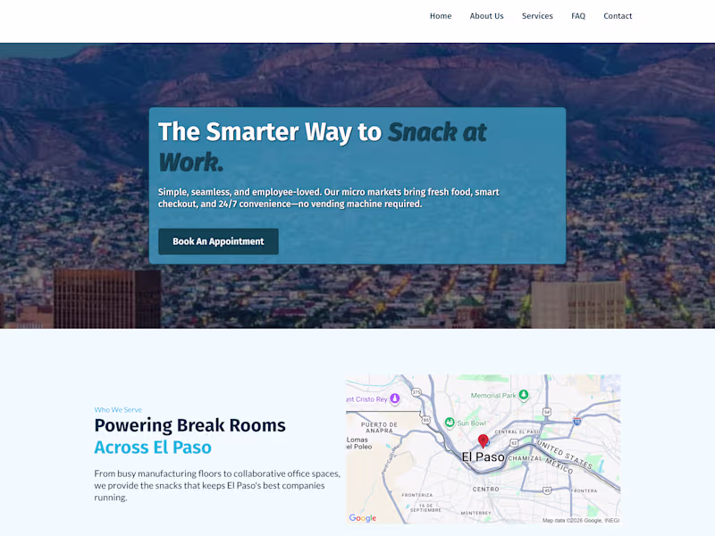 Cover image for Shefa Vending Solutions — Website