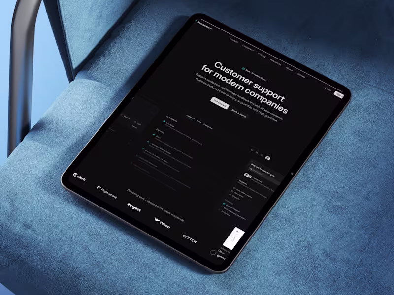 Cover image for Website migration & development for Productlane