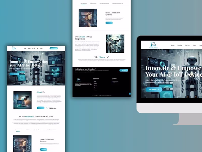 Cover image for Comcrafts Artificial Website
