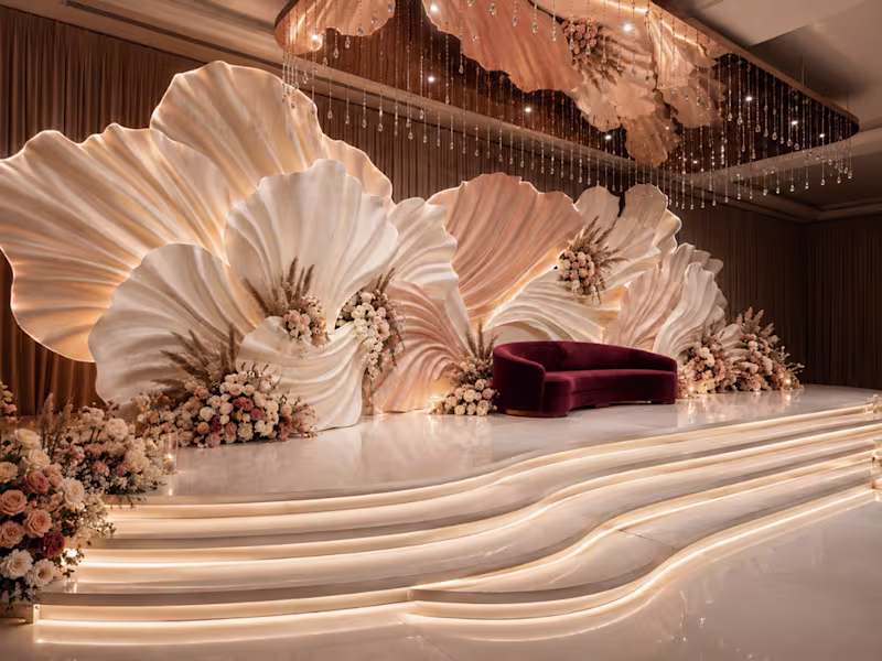 Cover image for Realistic 3D Event Venue, Wedding Hall & Banquet Hall Design