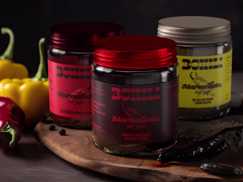 Cover image for Packaging & Brand Design for a Chili products