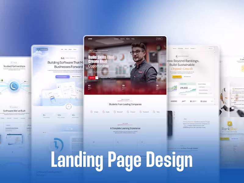 Cover image for Landing Page Design
