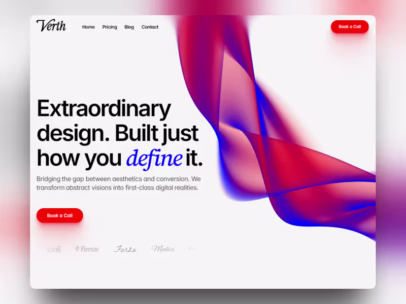 Cover image for Verth — Design Subscription Website & Framer Template
