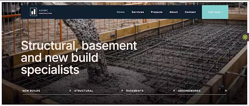 Cover image for Delivered a brochure-style website for