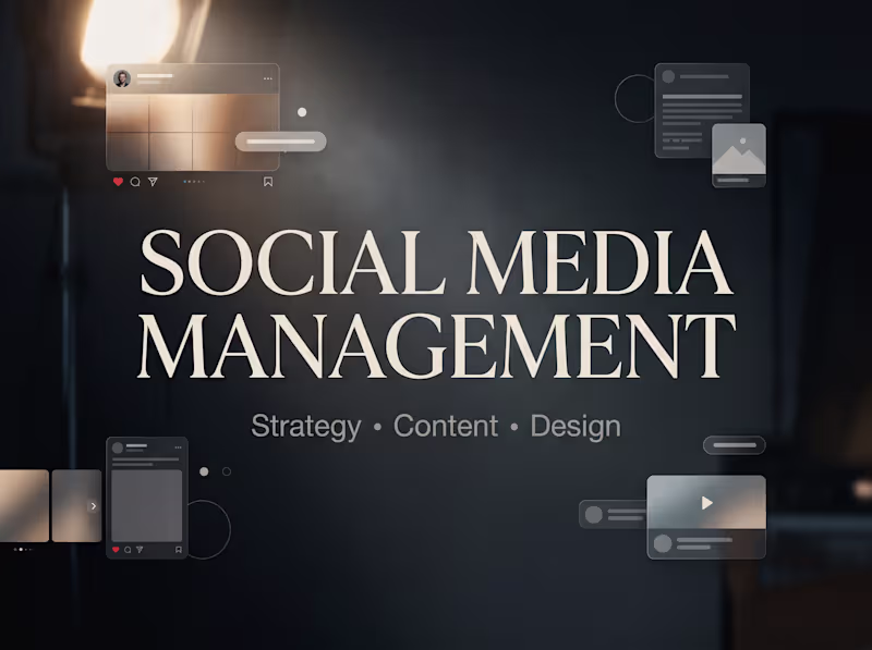 Cover image for Social Media Management & Content Creation
