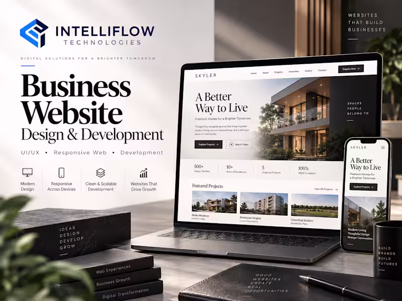 Cover image for Custom Business Website Design & Development