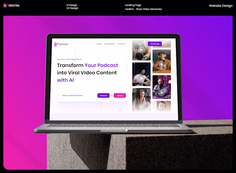 Cover image for AI Viral Video Platform — UI/UX Case Study