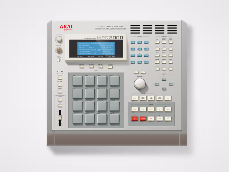Cover image for AKAI Professional MPC 3000. Midi