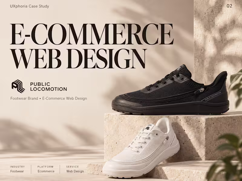 Cover image for E-commerce Web Design | Shopify CRO | Public Locomotion