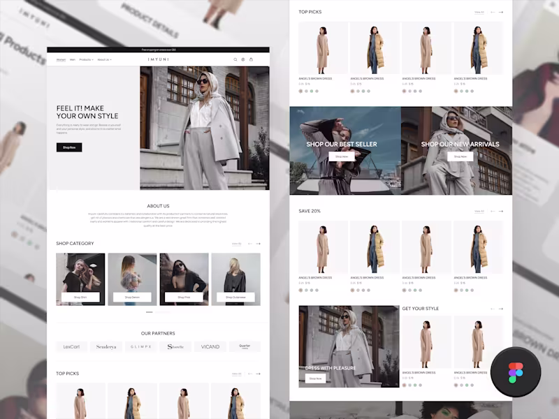 Cover image for 🛍️ Imyuni | E-commerce Website Design