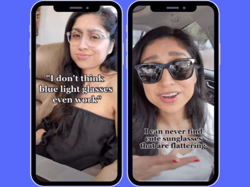 Cover image for LUXURY BLUE LIGHT GLASSES + SUNGLASSES ADS