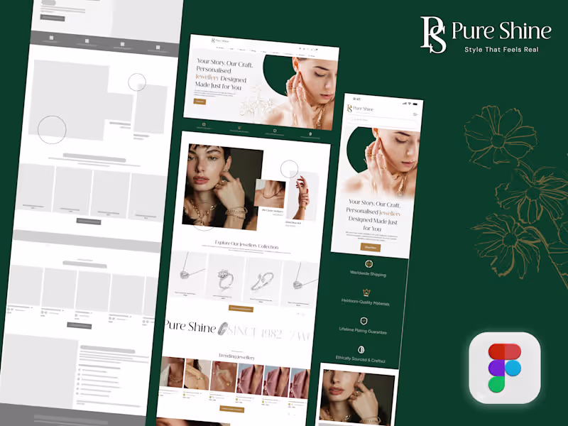 Cover image for Jewellery E-Commerce Website Design Case Study