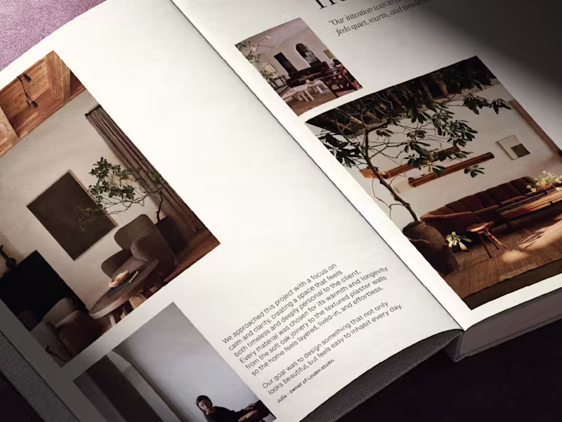 Cover image for Calm and intentional brand identity