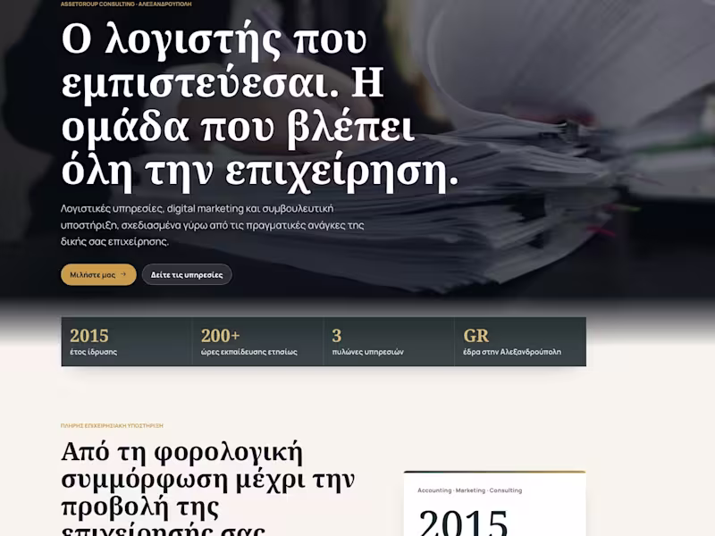 Cover image for Custom Business Website