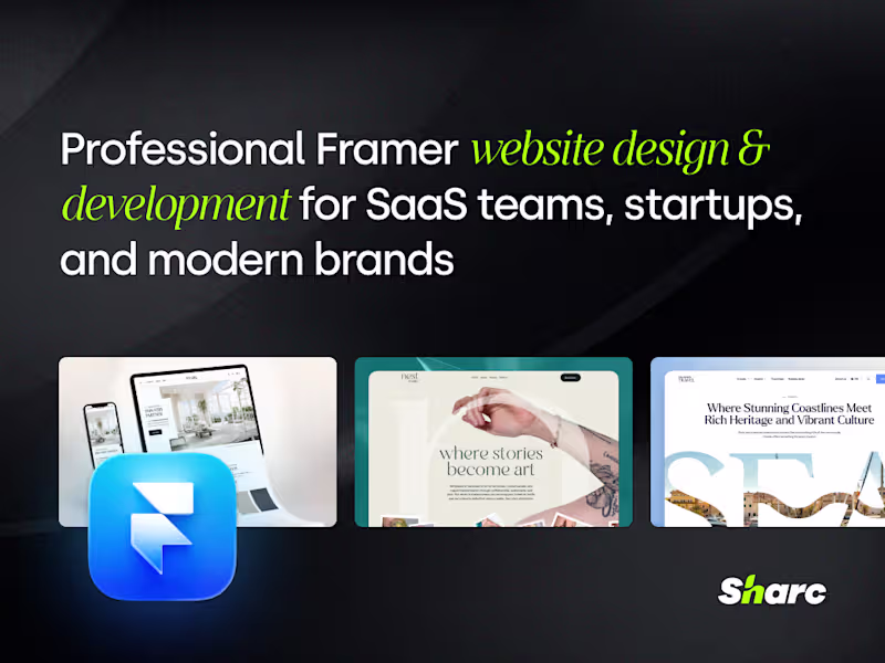 Cover image for Framer Website Design & Development