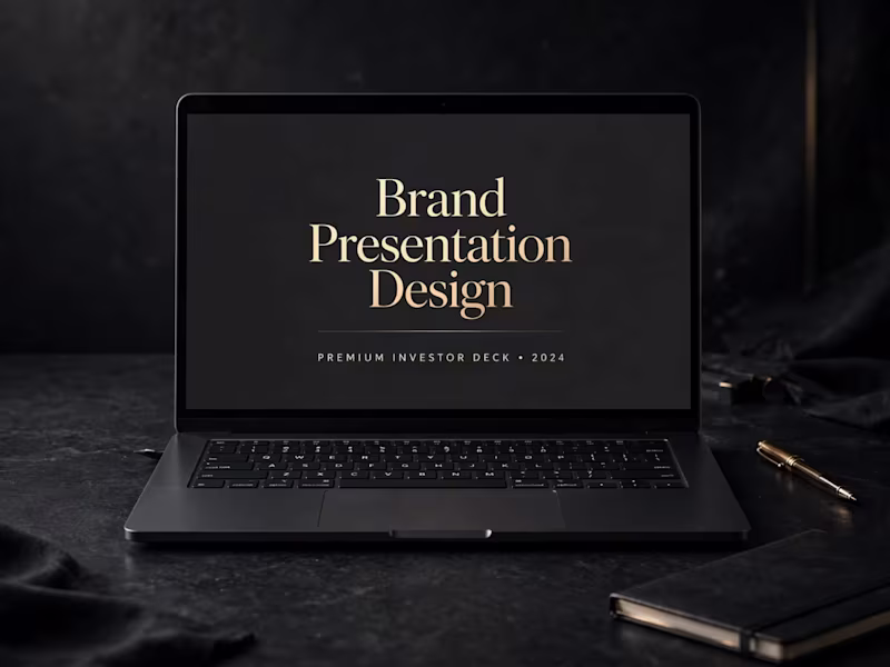 Cover image for Brand Presentation Pitch Deck Design 
