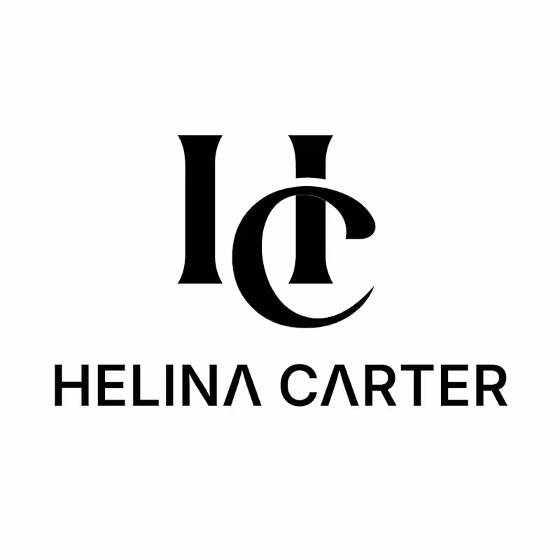 Cover image for Helina Carter HC logo design