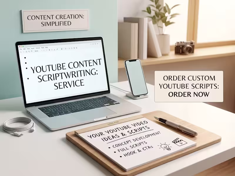 Cover image for YouTube Scriptwriting
