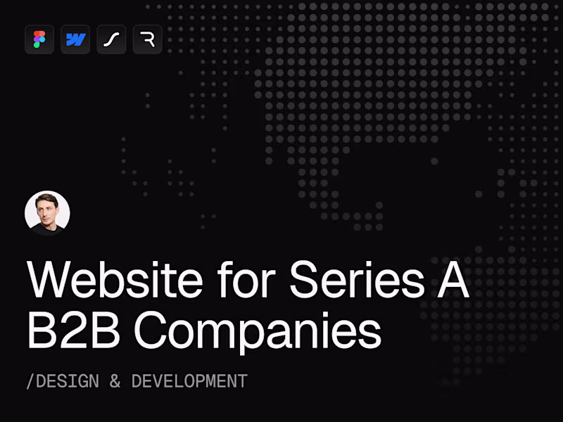 Cover image for Website for Series A B2B Companies ($5M+ Funding)