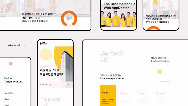 Cover image for Landing Page - Developer Matching Platform