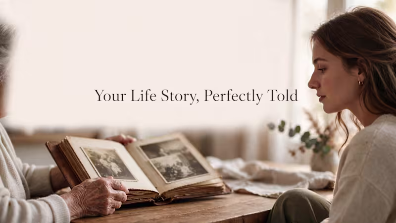 Cover image for I will ghostwrite your emotional memoir & life story