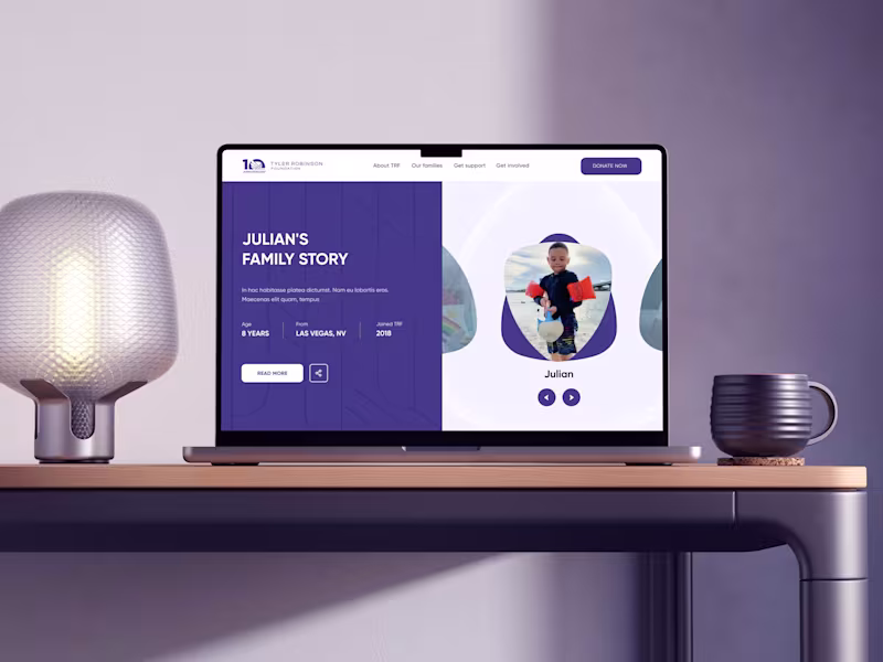 Cover image for Website for Imagine Dragons' Foundation