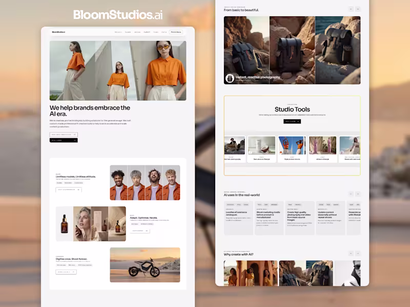 Cover image for Webflow Development for Bloom Studios