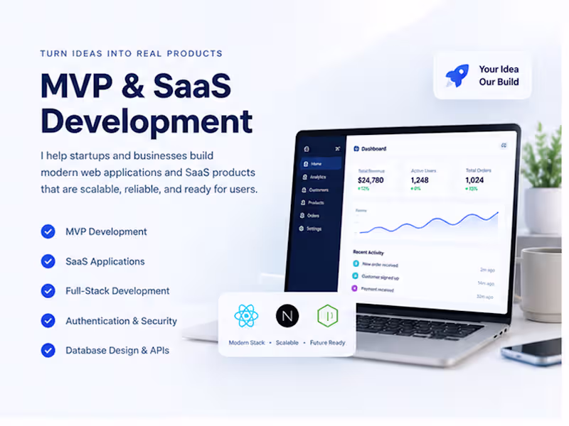 Cover image for MVP & SaaS Development