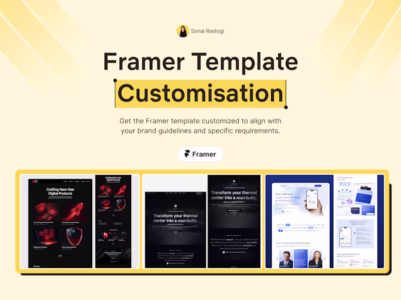 Cover image for Framer Template Customisation