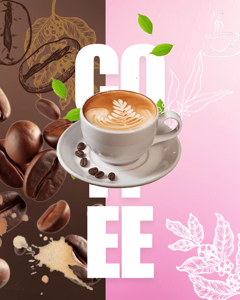 Cover image for The Perfect Blend - Social media Advertisement/Poster design