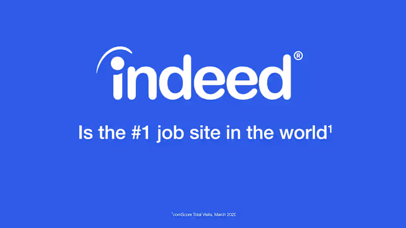 Cover image for Indeed Typo Promo Animation