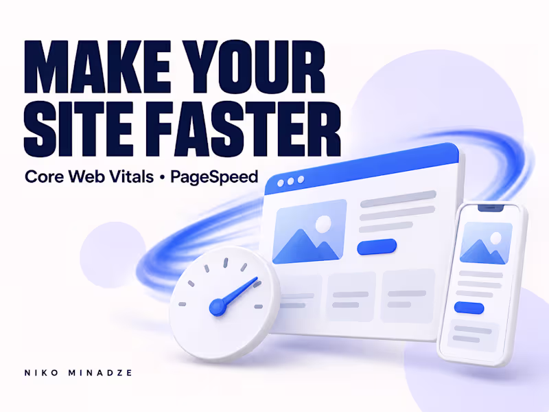 Cover image for Core Web Vitals / PageSpeed Cleanup