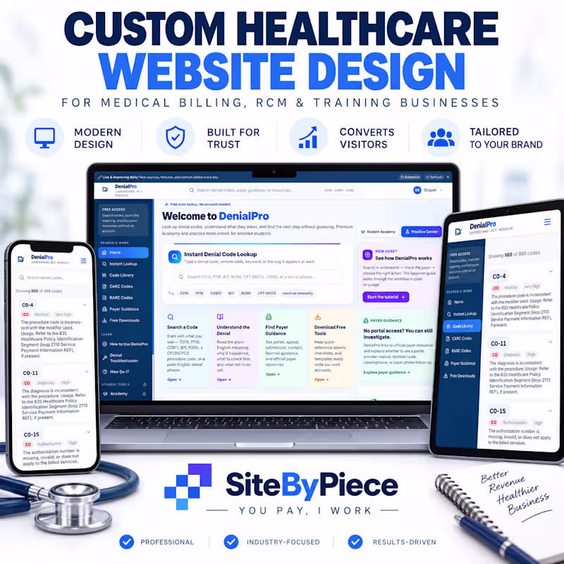Cover image for Healthcare & Medical Website Design