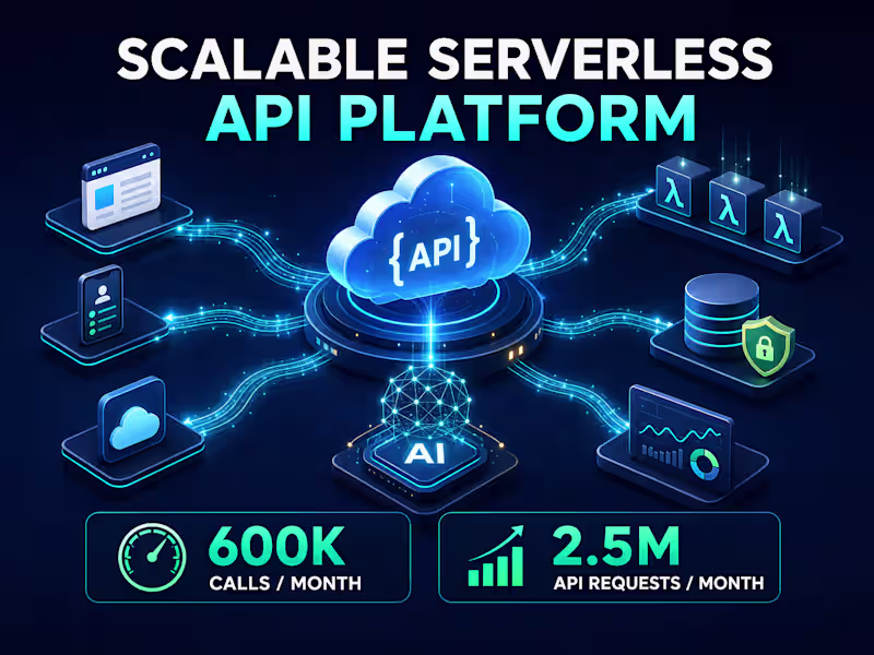 Cover image for Scalable AWS Serverless API Integration Platform