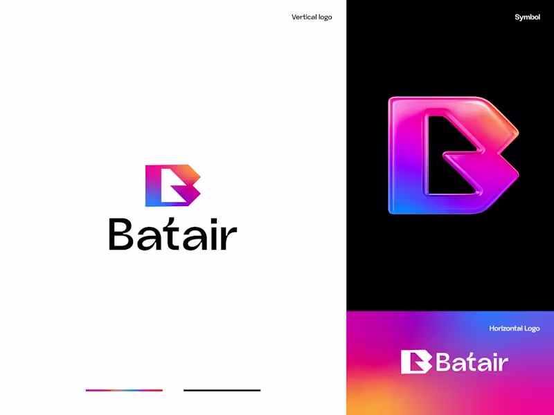 Cover image for Just dropped a fresh logo concept for Batáir — a bold geomet...