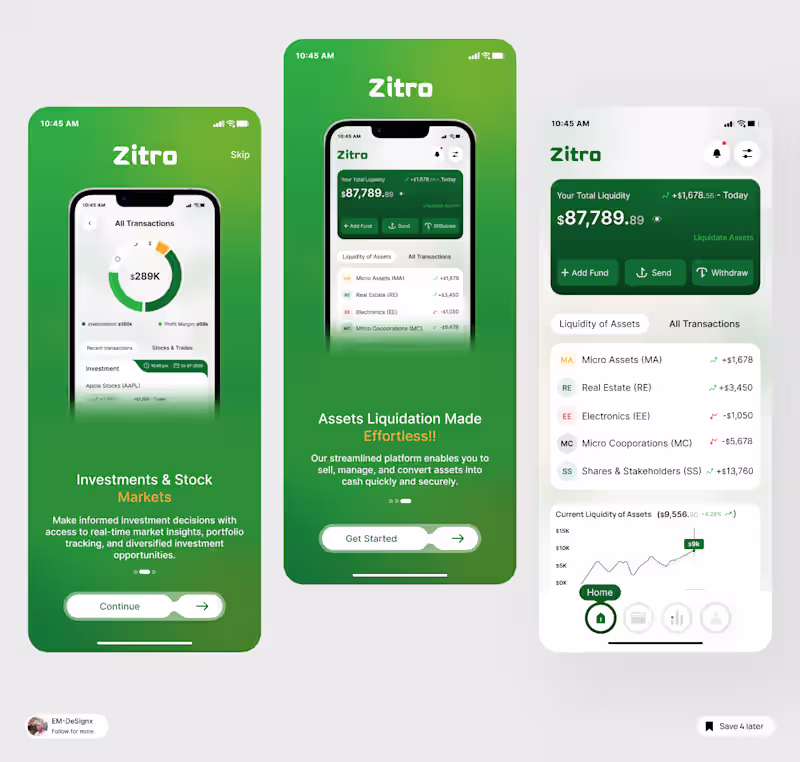 Cover image for Zitro Digital Banking Concept
Overview
Zitro is