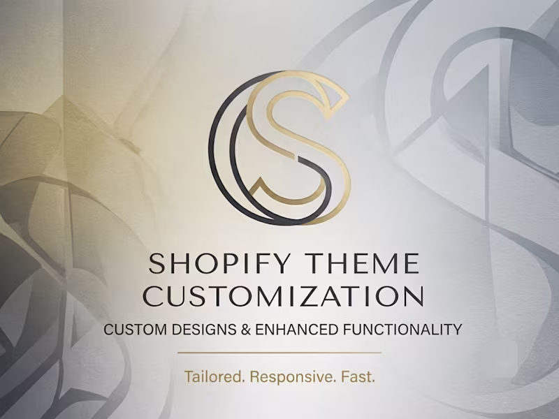 Cover image for Shopify Theme Customization