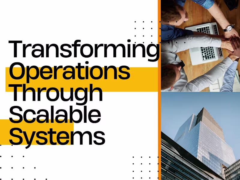 Cover image for Transforming Operations Through Structure, Efficiency,