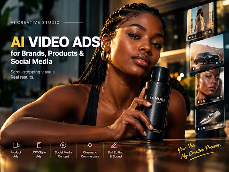 Cover image for AI Video Ads for Brands, Products & Social Media