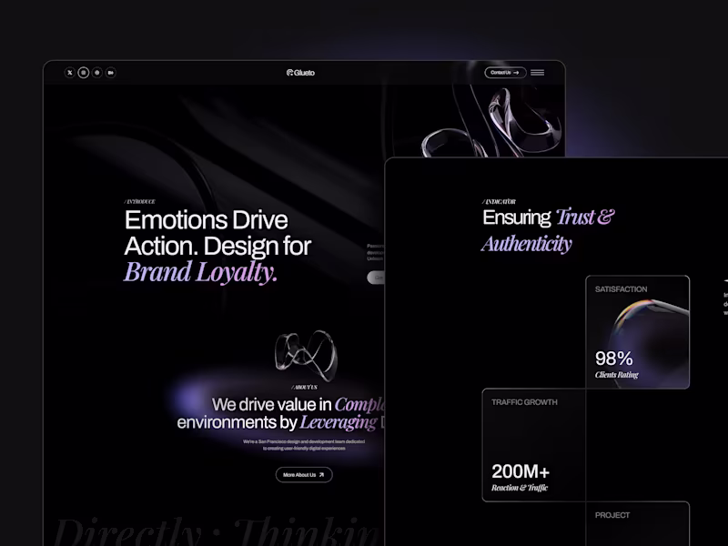 Cover image for Glueto: Agency Template