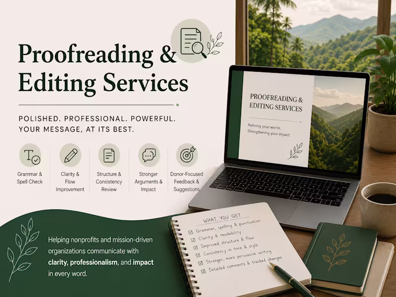 Cover image for Proofreading & Editing