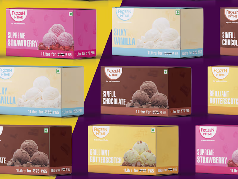 Cover image for Frozen In Time - Branding & Packaging